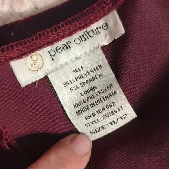 Guilty Pleasure asymmetrical bodycon Velvet Dress - Picture 6 of 7